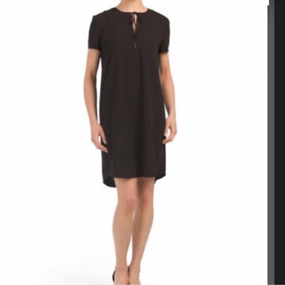 Theory Antazie Shift Dress Black Size 6 - Picture 3 of 10